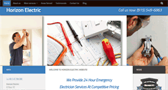 Desktop Screenshot of horizonelectrics.com